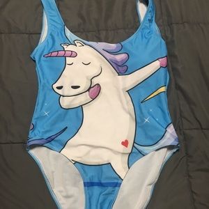 Women Unicorn One-Piece Swimsuit
